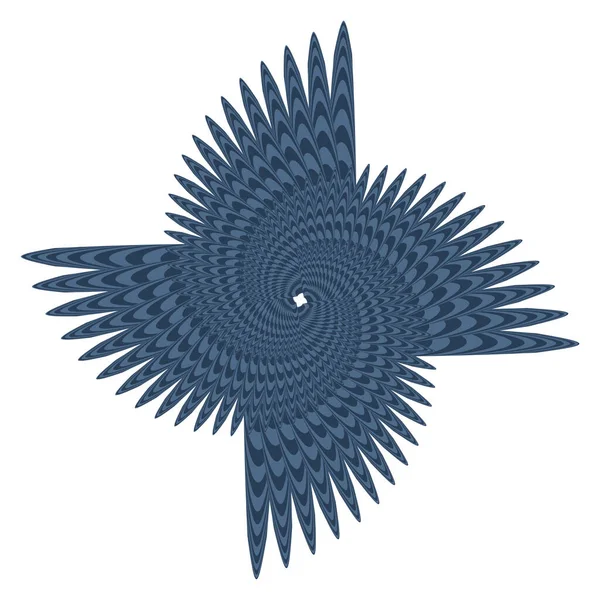 Abstract Spiral Pattern Design Element Vector Illustration — Stock Vector