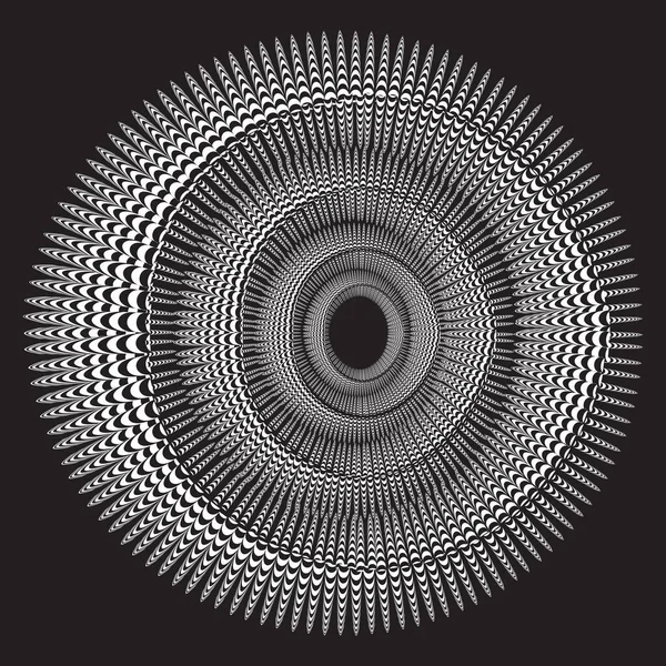 Patrón Espiral Abstracto Elemento Diseño Ilustración Vectorial Gráficos vectoriales