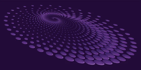 Futurist Abstract Spiral Design Element Image Vectorielle Abstraite — Image vectorielle