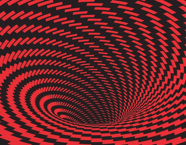 Тунель Або Червоточину Цифровий Каркасний Тунель Тунельна Сітка Тло Абстрактне — стоковий вектор