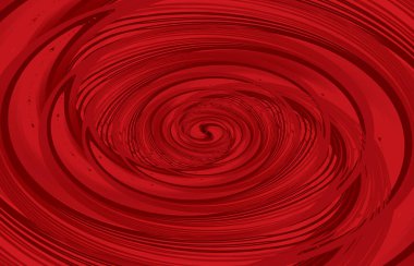 Üç boyutlu spiral tasarım elementi. Arkaplan soyut vektör resmi