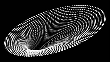 Fütürist soyut Spiral Tasarım Elementi. Soyut resim