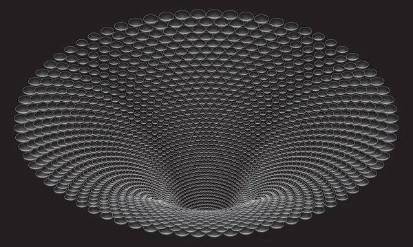 Futuristisch Abstraktes Spiraldesign Element Abstraktes Vektorbild — Stockvektor