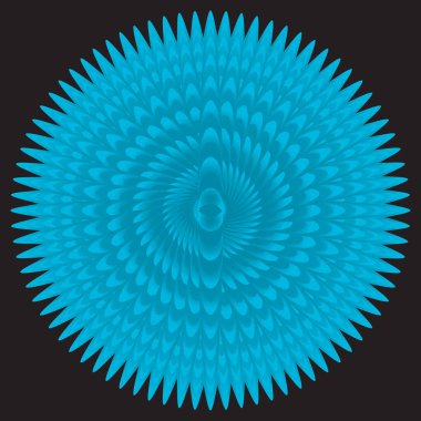 Süslen, doğu mandala. Sanat, yuvarlak, renkli süsler. 