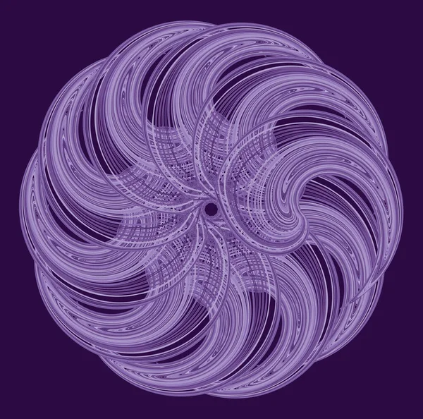 Spiral Design Element Bakgrundsabstrakt Vektorbild — Stock vektor