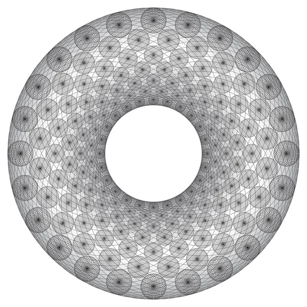Gepunktetes Halftone Vector Spiralmuster Oder Textur Stipple Dot Hintergründe Mit — Stockvektor
