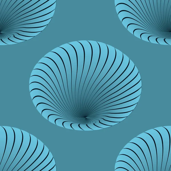 Fondo Sin Costura Abstracto Con Conchas Marinas Estructura Del Ruido — Vector de stock