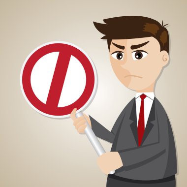 Tabela Holding karikatür işadamı yasak