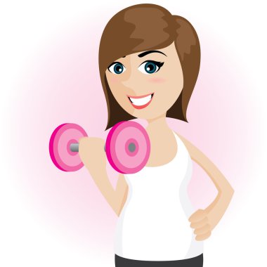dumbbell ile şirin kız çizgi film