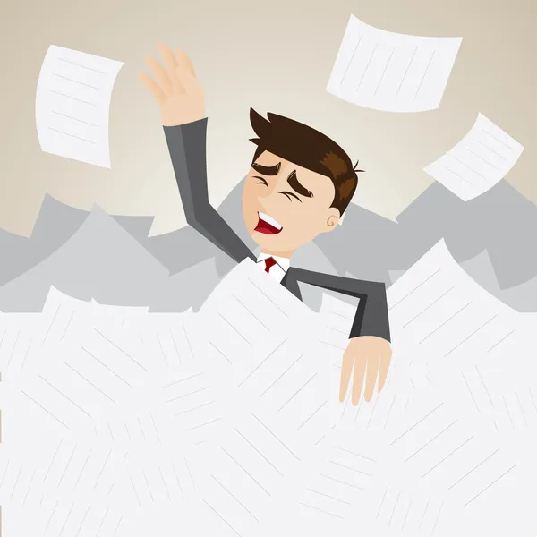 ᐈ Buried in paperwork stock vectors, Royalty Free buried in paperwork  cartoons illustrations | download on Depositphotos®