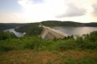 Rappbode barajı, Harz Dağları 'nda su deposu olan bir hidroelektrik santrali.