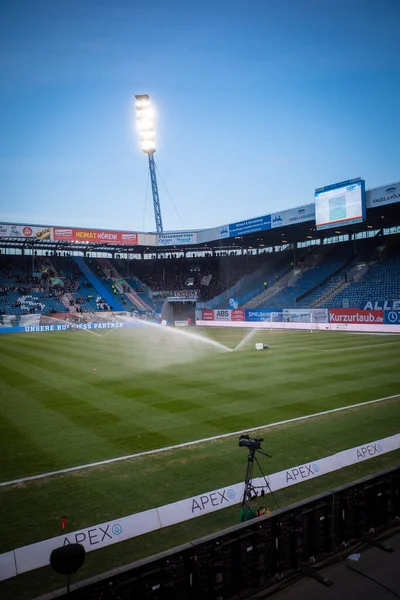 Estádio Futebol Hansa Rostock Alguns Minutos Antes Pontapé Inicial — Fotografia de Stock