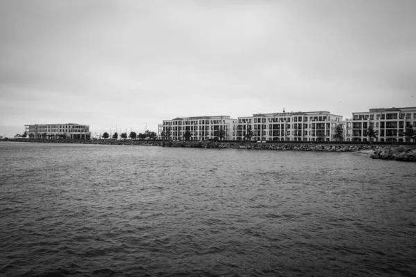 Hotel Hohe Duene Rostock Warnemuende Mar Báltico — Fotografia de Stock