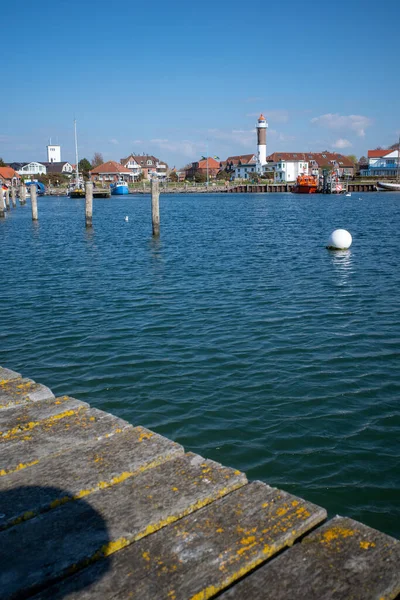 Port Poel Lighthouse Background — Stok fotoğraf