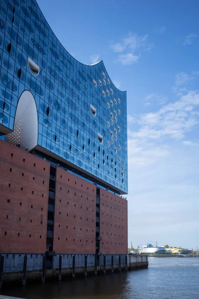 Elbphilharmonie Hamburg Blue Sky — Foto de Stock