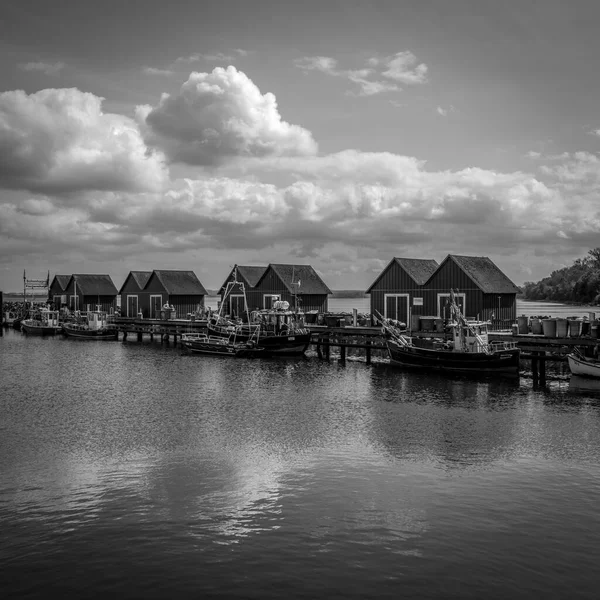 波罗的海黑白相间的波尔特哈根威森维克港 — 图库照片