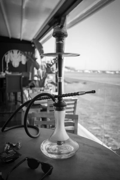 Shisha Stands One Table — Stock Photo, Image