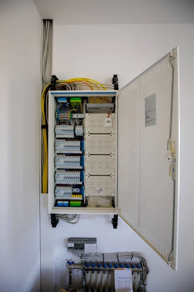 a control cabinet for the electrical system of a house