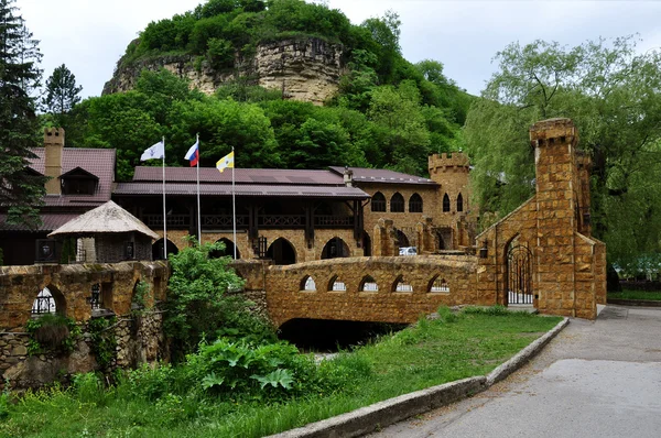 Kasteel "intriges and love" in kislovodsk, Rusland Stockfoto