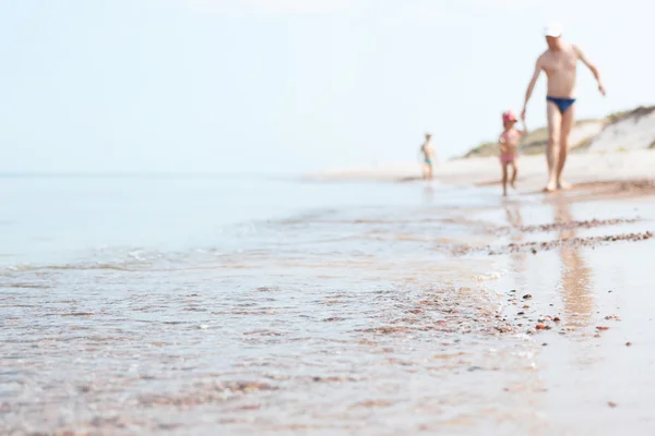 Ostsee und Familie — Stockfoto