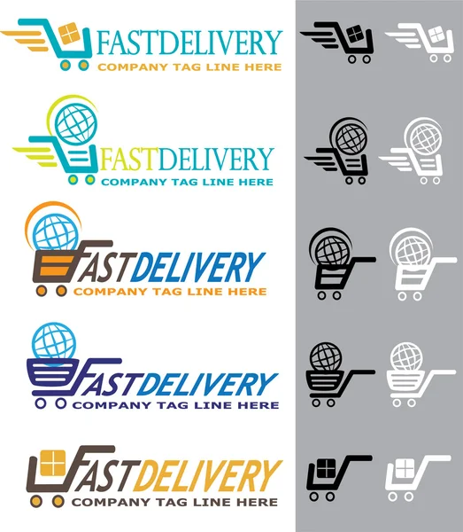 Logo hızlı teslimat Vektör Grafikler