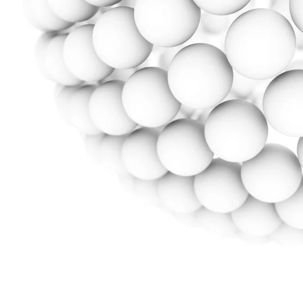 White balls background — Stock Photo, Image