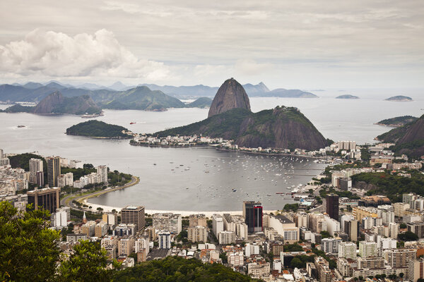 Panorama from Rio de Janeiro Brazil