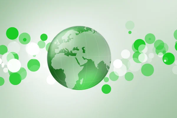 Green globe — Stock Photo, Image