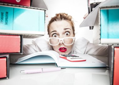 Sekreter stres iş ofis mizah
