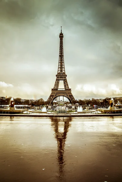 Eiffel handdoek Stockafbeelding