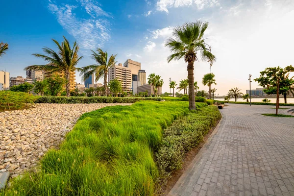 Beautiful View Park Jeddah City Saudi Arabia Stock Picture