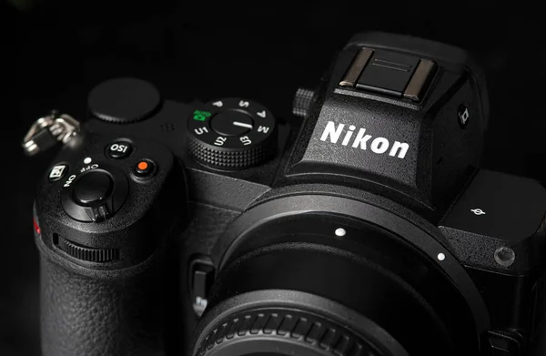 Kyiv Ukraine September 2022 New Nikon Mirrorless Camera Body Black — Stock Photo, Image
