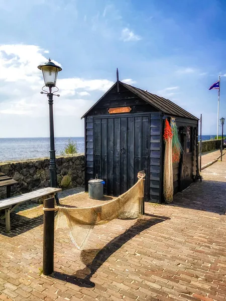 Casas Históricas Antiguo Astillero Urk Países Bajos — Foto de Stock