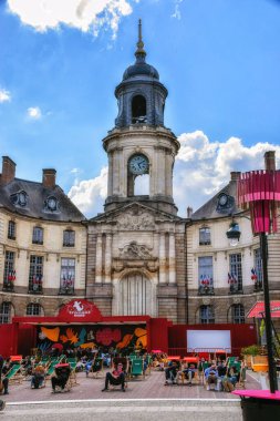 The town hall Clock tower of Rennes in Brittany, France