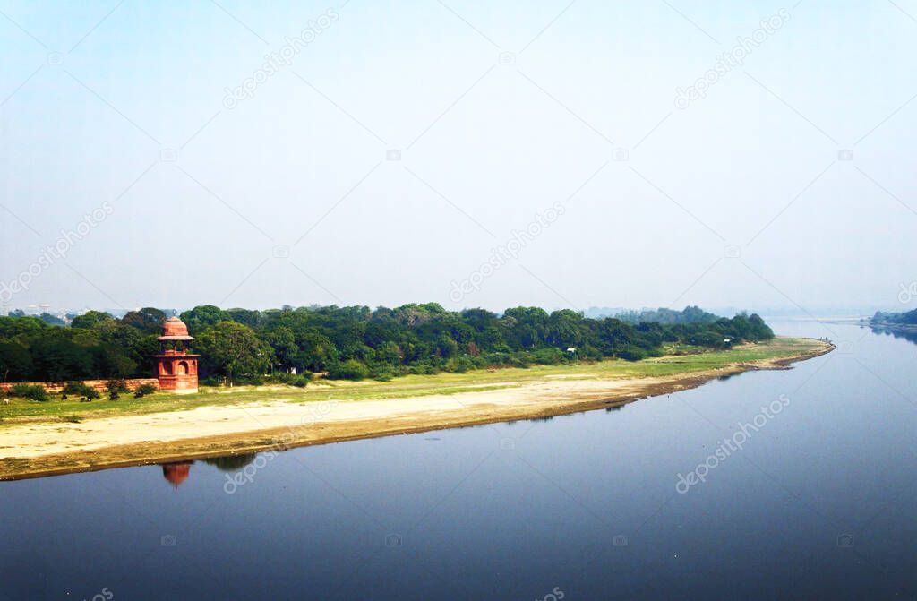 Yamuna river, near Taj Mahal, India, Asia