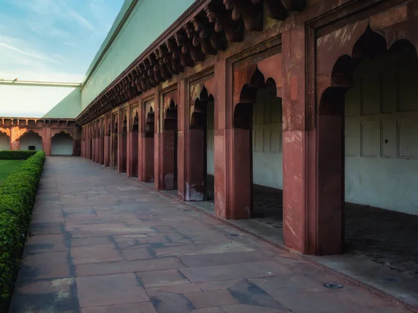 Agra Red Fort Ein Unesco Weltkulturerbe Und Eines Der Größten — Stockfoto
