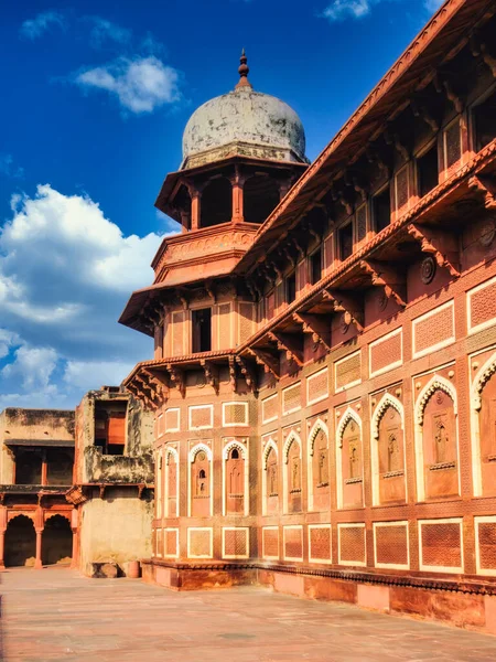 Agra Fort Résidence Des Grands Moghols Xviie Siècle Monument Patrimoine — Photo