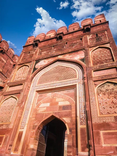 Details Des Wunderbaren Amar Singh Tores Südlicher Eingang Zum Prachtvollen — Stockfoto