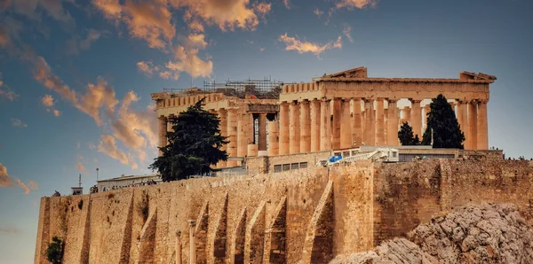 Partenón Acrópolis Atenas Grecia — Foto de Stock
