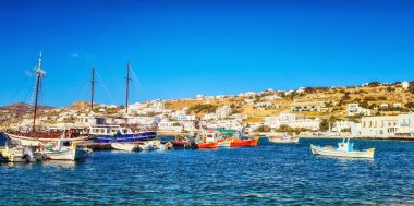 Mykonos Town, Mykonos, Cyclade Adaları, Yunanistan Limanı