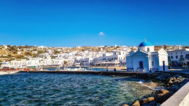 Mykonos Town, Mykonos, Cyclade Adaları, Yunanistan Limanı