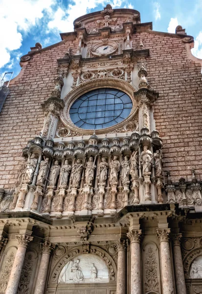 Entrada Monasterio Montserrat Cataluña España — Foto de Stock
