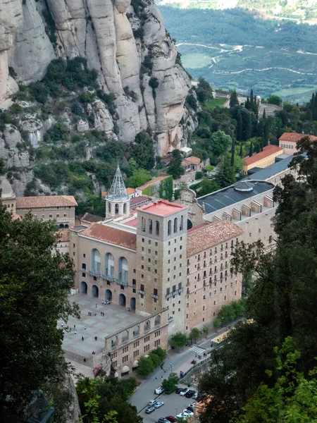 Santa Maria Montserrat Opactwo Monistrol Montserrat Katalonia Hiszpania Znane Panny — Zdjęcie stockowe