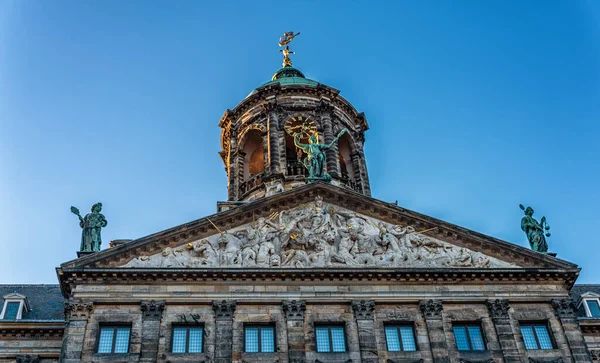 Kungliga Slottet Koninklijk Paleis Amsterdam Nederländerna — Stockfoto