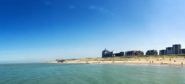 Het Prachtige Strand Van Cadzand Nederland — Stockfoto