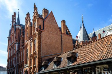 Burg Meydanı Bruges belediye binasında