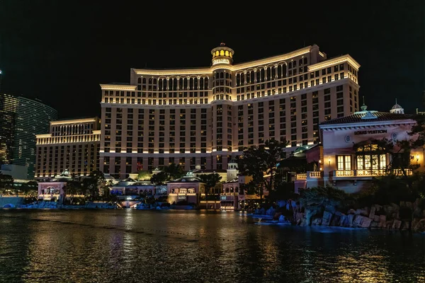 Las Vegas Nevada Usa August 2022 Вид Казино Bellagio Готель — стокове фото