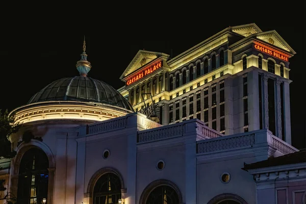 Las Vegas Nevada Usa August 2022 Illuminated Gardens Romanesque Caesars — Fotografia de Stock