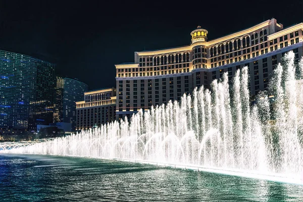 Las Vegas Nevada Usa August 2022 Вид Казино Bellagio Готель — стокове фото