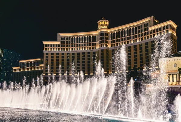 Las Vegas Nevada Usa August 2022 Fountains Bellagio Las Vegas — Stockfoto